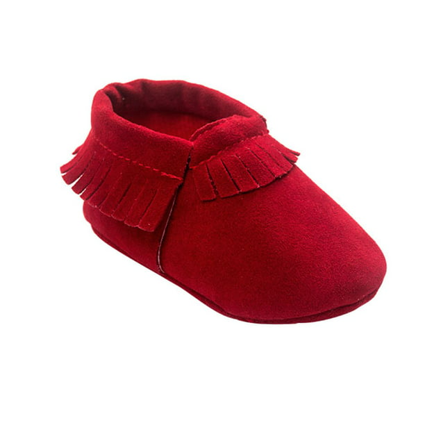 Toddler Shoes Boys Baby Moccasins PU Suede Leather Newborn  Baby Shoes 6-12month